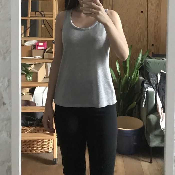 Max Mara MaxMara srebrna szara bluzka top 38 M