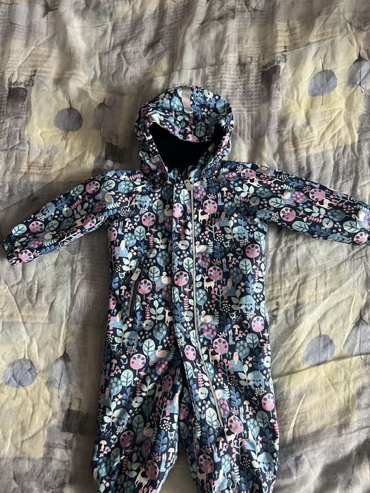 Дитячий зимовий термо суцільний комбінезон Reima Puhuri 86 розмір