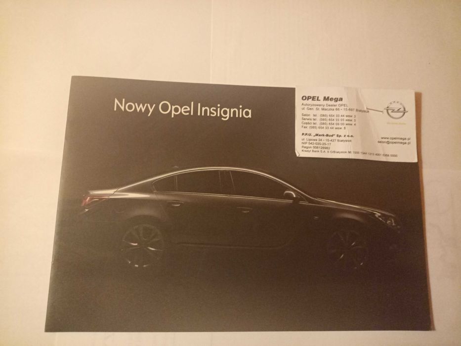 Prospekt Opel Insignia .