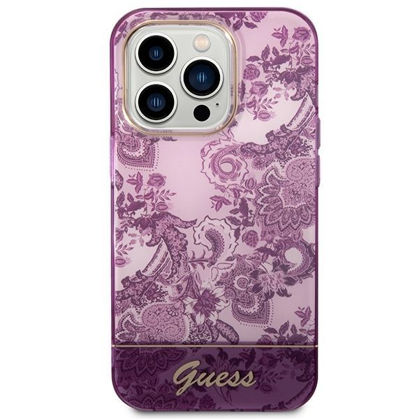 Guess Etui na iPhone 14 Pro Max z Kolekcji Porcelain