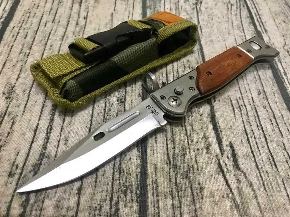 Bagnet nóż sprężynowy wojskowy Ak47 sztylet finka 34 cm
