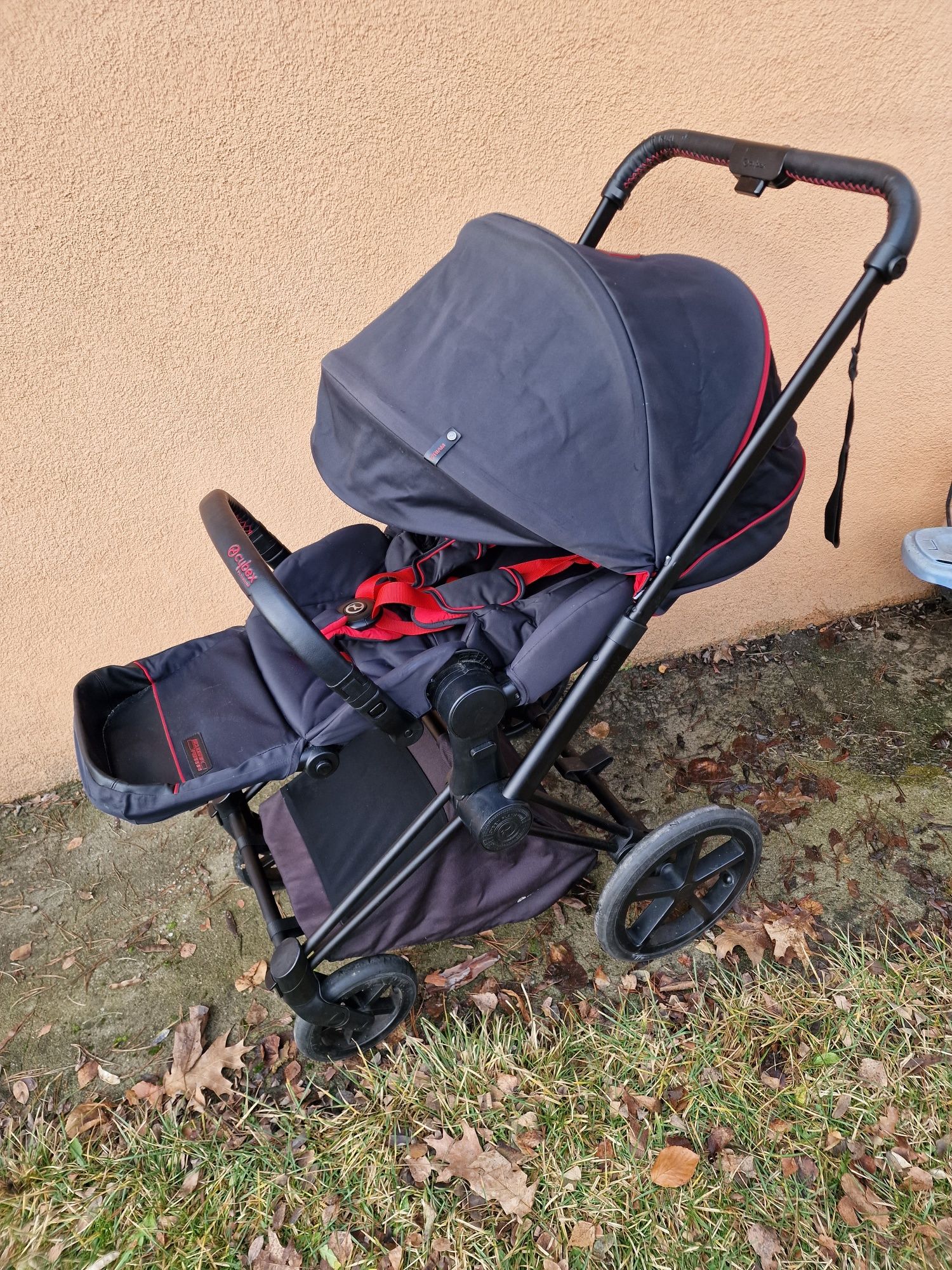 Wózek Cybex Priam Platinum Victory Black - Ferrari