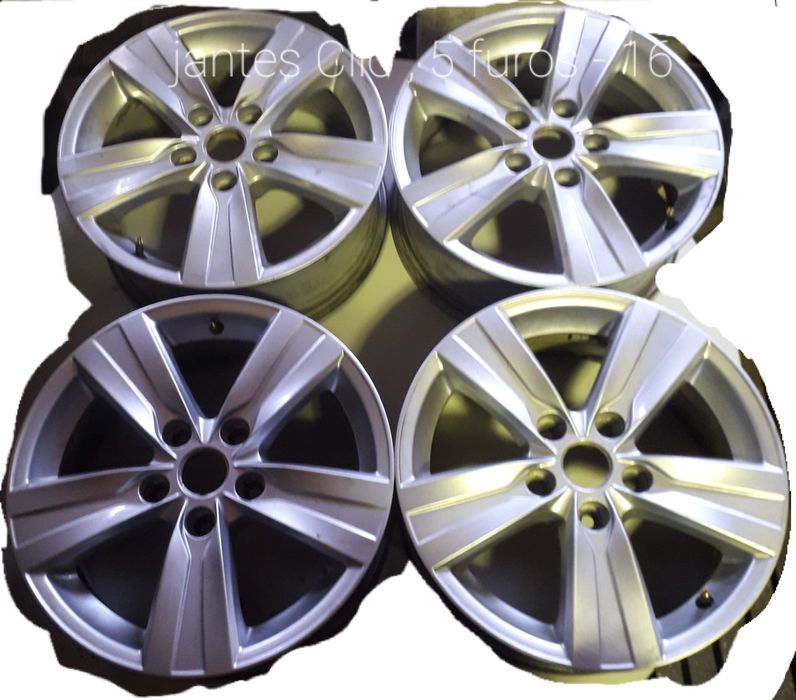 vendo jantes Clio 16 _ 5 furos