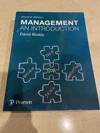 Livro Management An Introduction de David Boddy como novo.