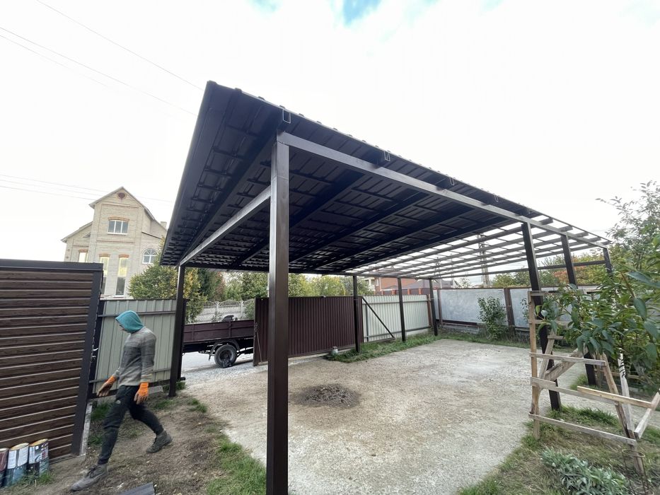 Хозблоки навіси забори ворота під ключ