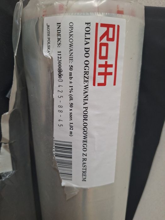 Folia do ogrzewania podłogowego 50mb Roth 1 szt