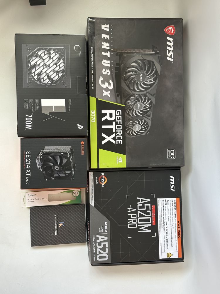 ПК rtx3070 Ryzen 5 5500 32 gb ddr4 ssd m2