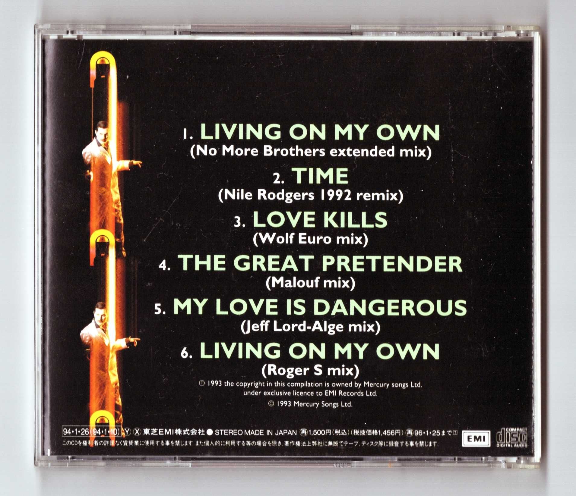 Freddie Mercury Remixes 1press 1994 CD Japan