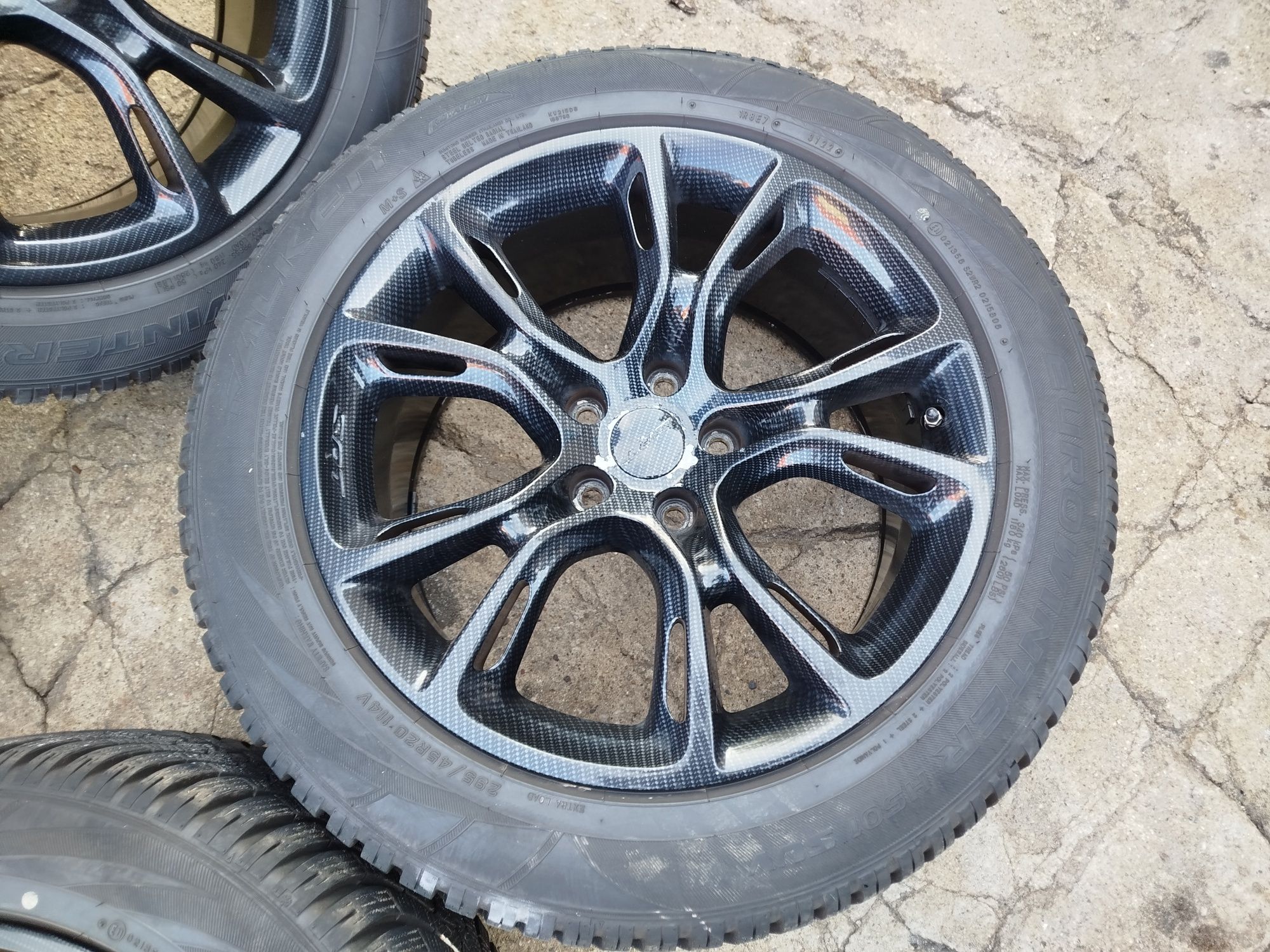 Koła Alu 5x127,R20,ET50,08, 10J Jeep Grand Cherokee SRT 295/45/20 10mm