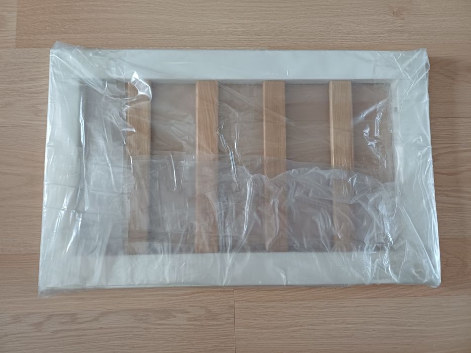 Łóżeczko dziecięce Bellamy Ruban 140x70 z barierką, jak nowe!