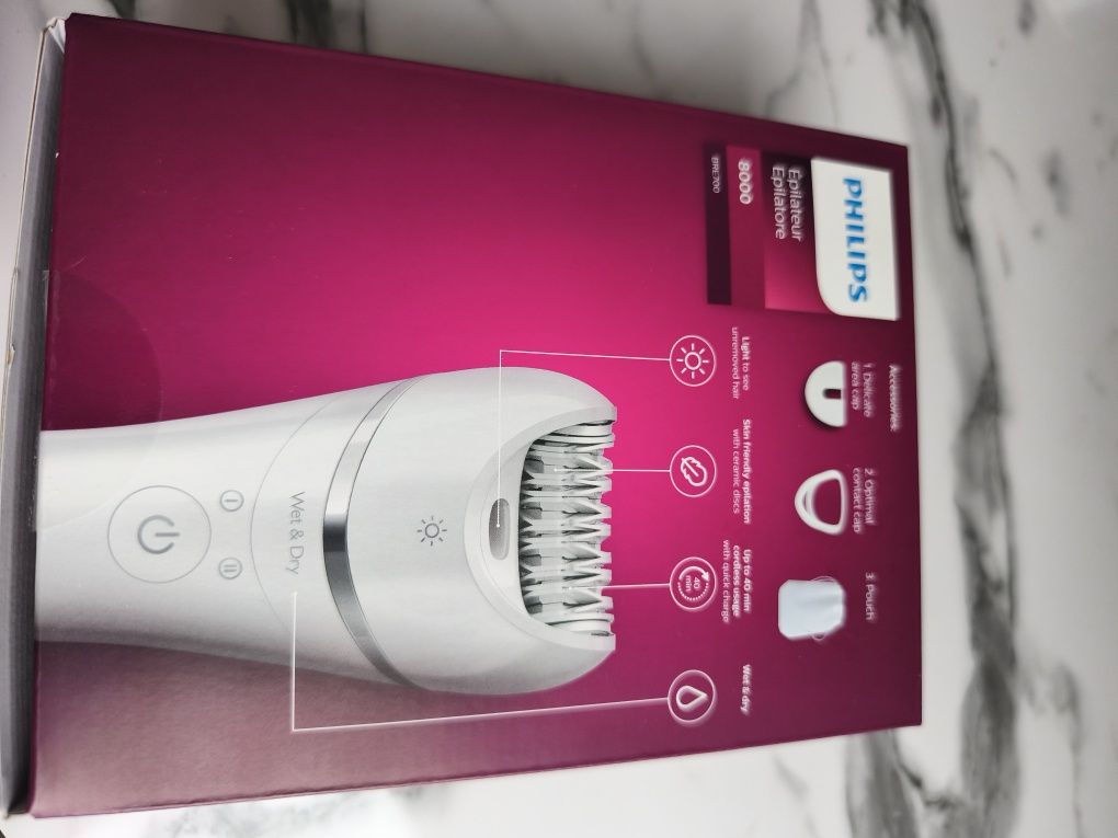 Depilator Philips 8000 nowy
