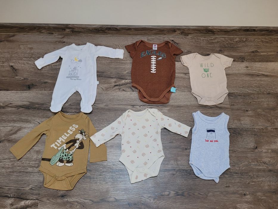 Zestaw body rampersy 6 szt F&F in extenso