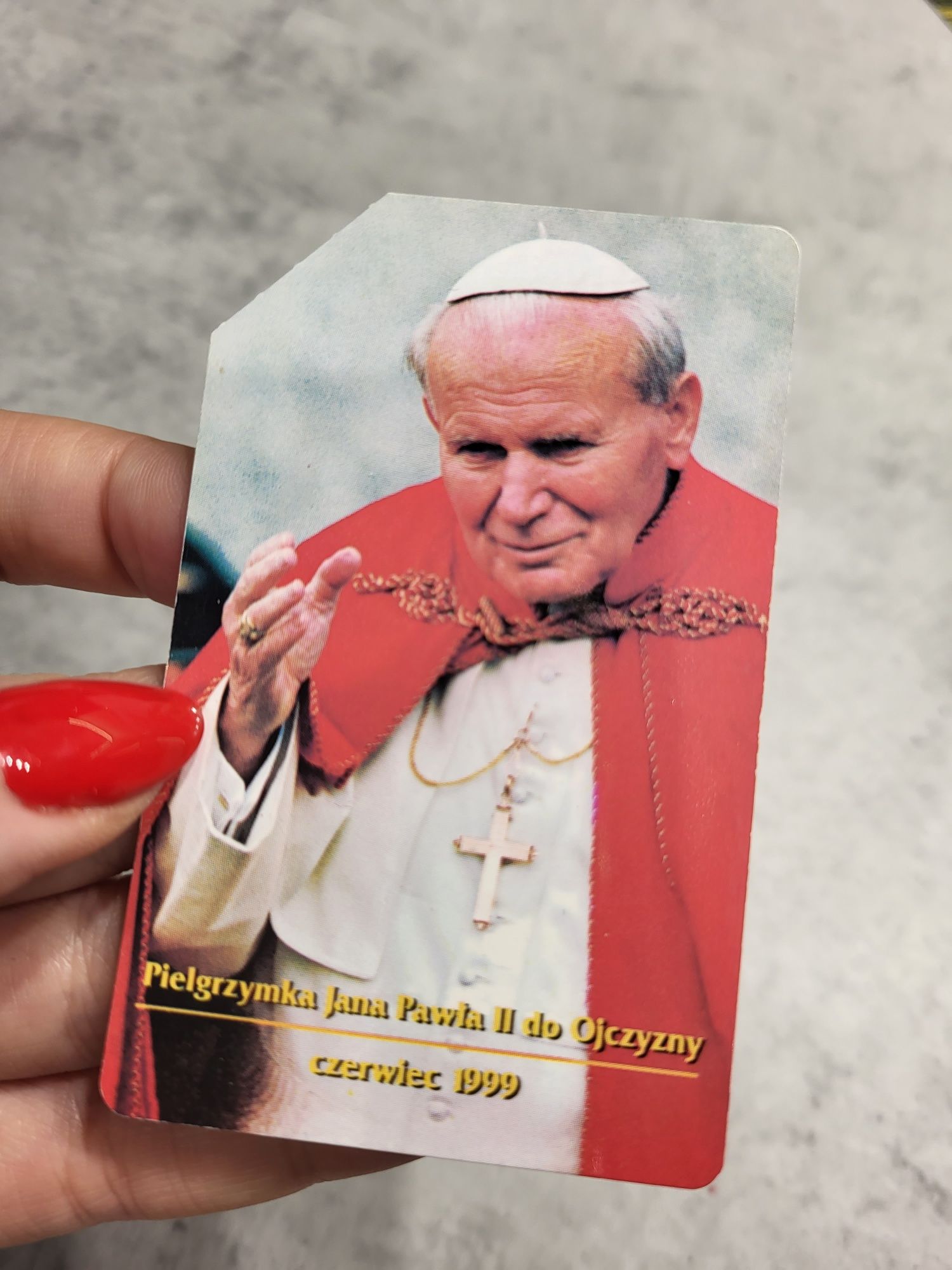 Papież Jan Paweł II karta telefoniczna lata 90te