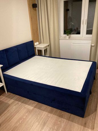 Łóżko kontynentalne tapicerowane 200x160 cm