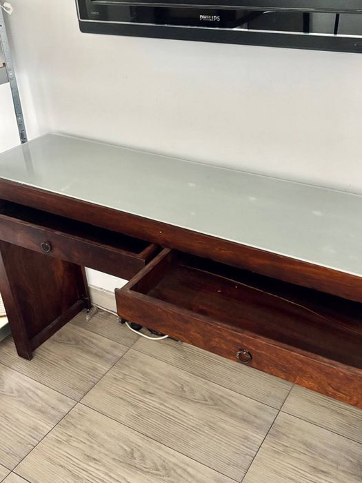 Konsola toaletka stolik RTV  z litego dębu 135X73X40