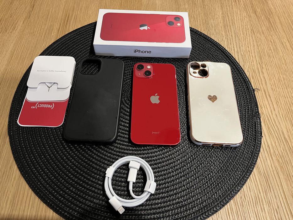 iPhone 13 128Gb! RED ! Stan idealny ! Kondycja 91%!