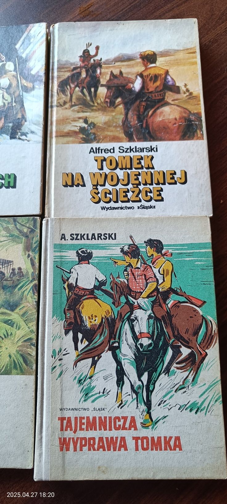 Zestaw książek Alfred szklarski o Tomku