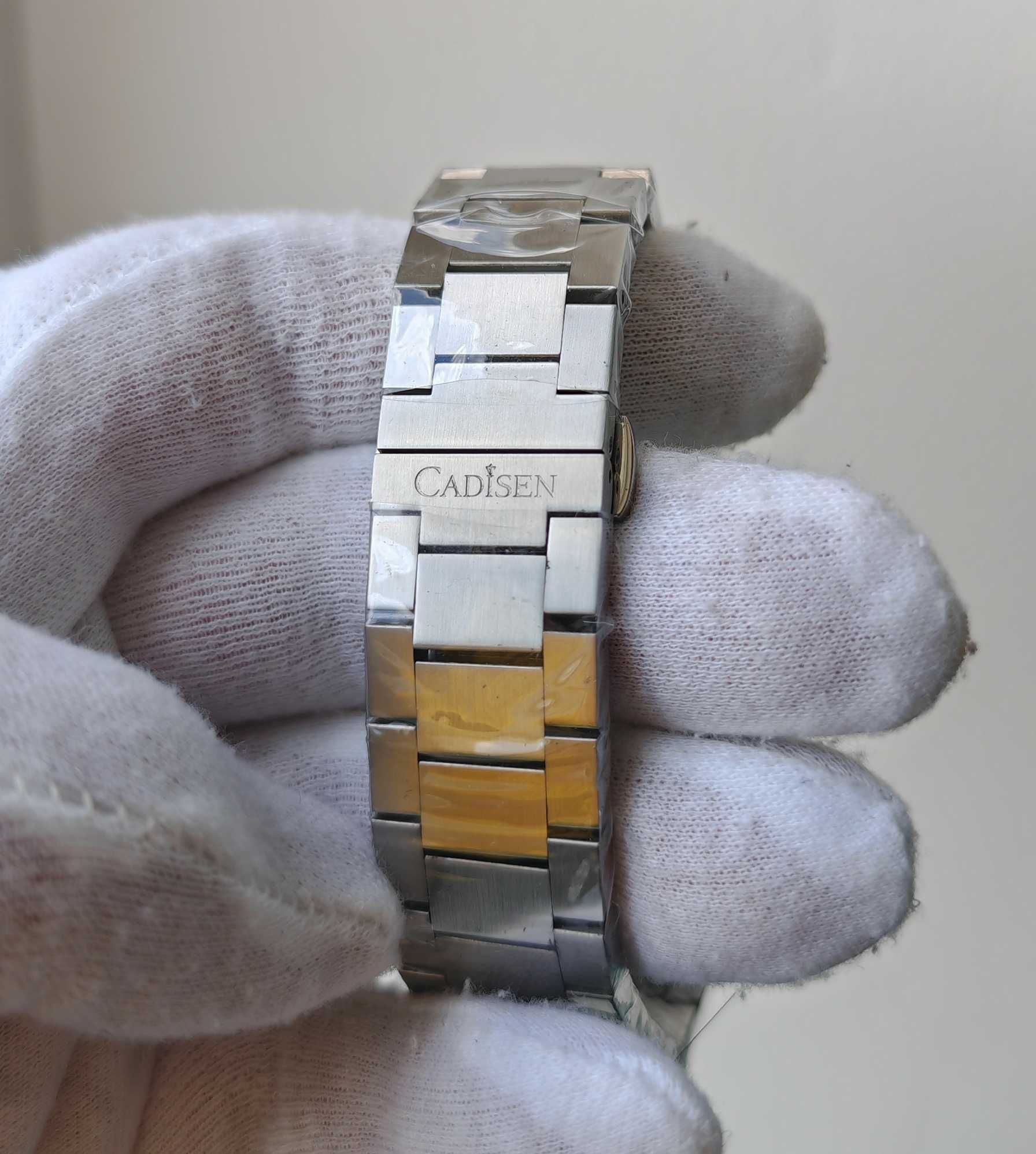 Чоловічий годинник Cadisen Automatic 100m Sapphire 40mm NH35A