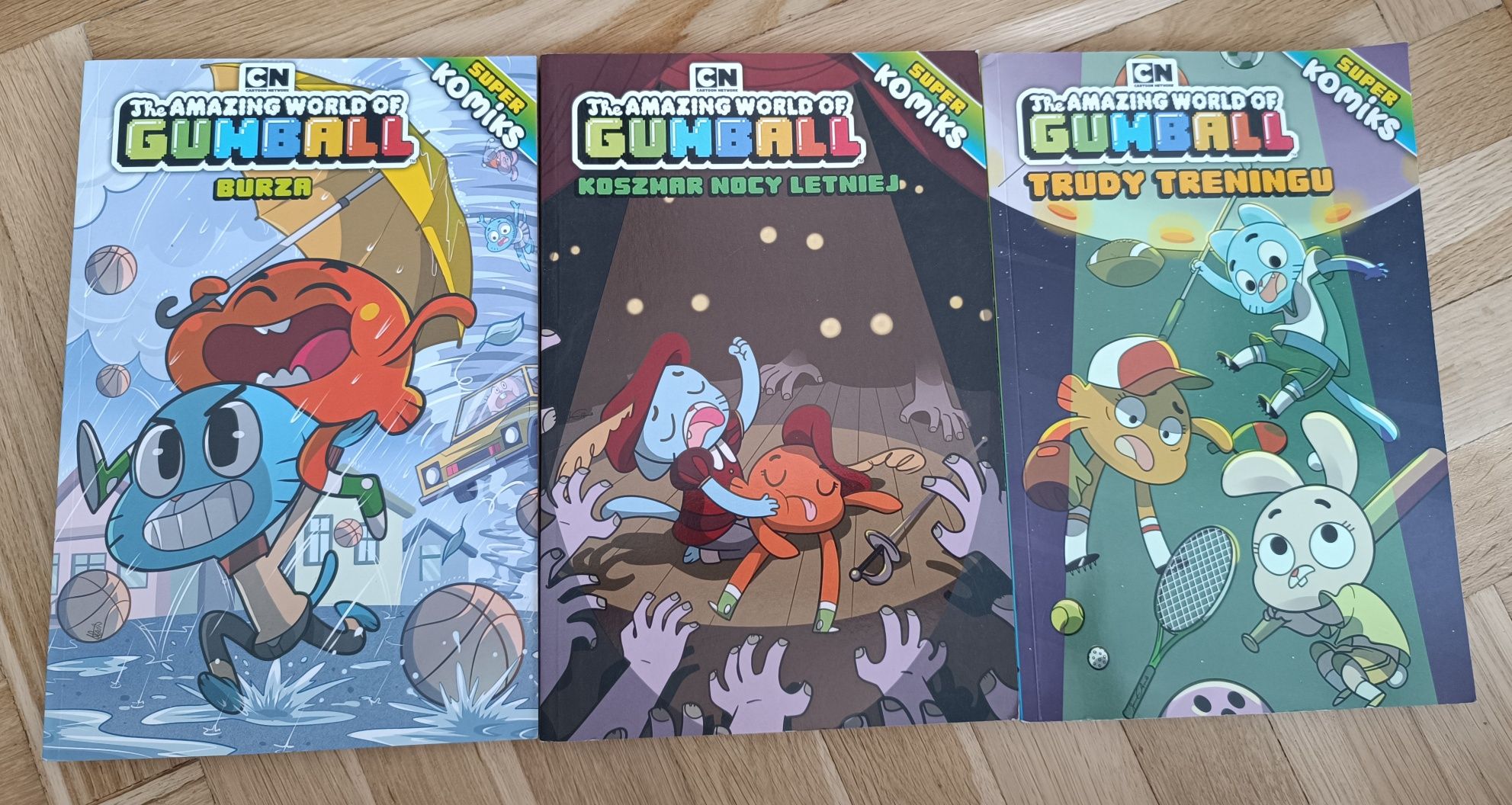 Komiksy "The Amazing World of Gumball" - 3 książki