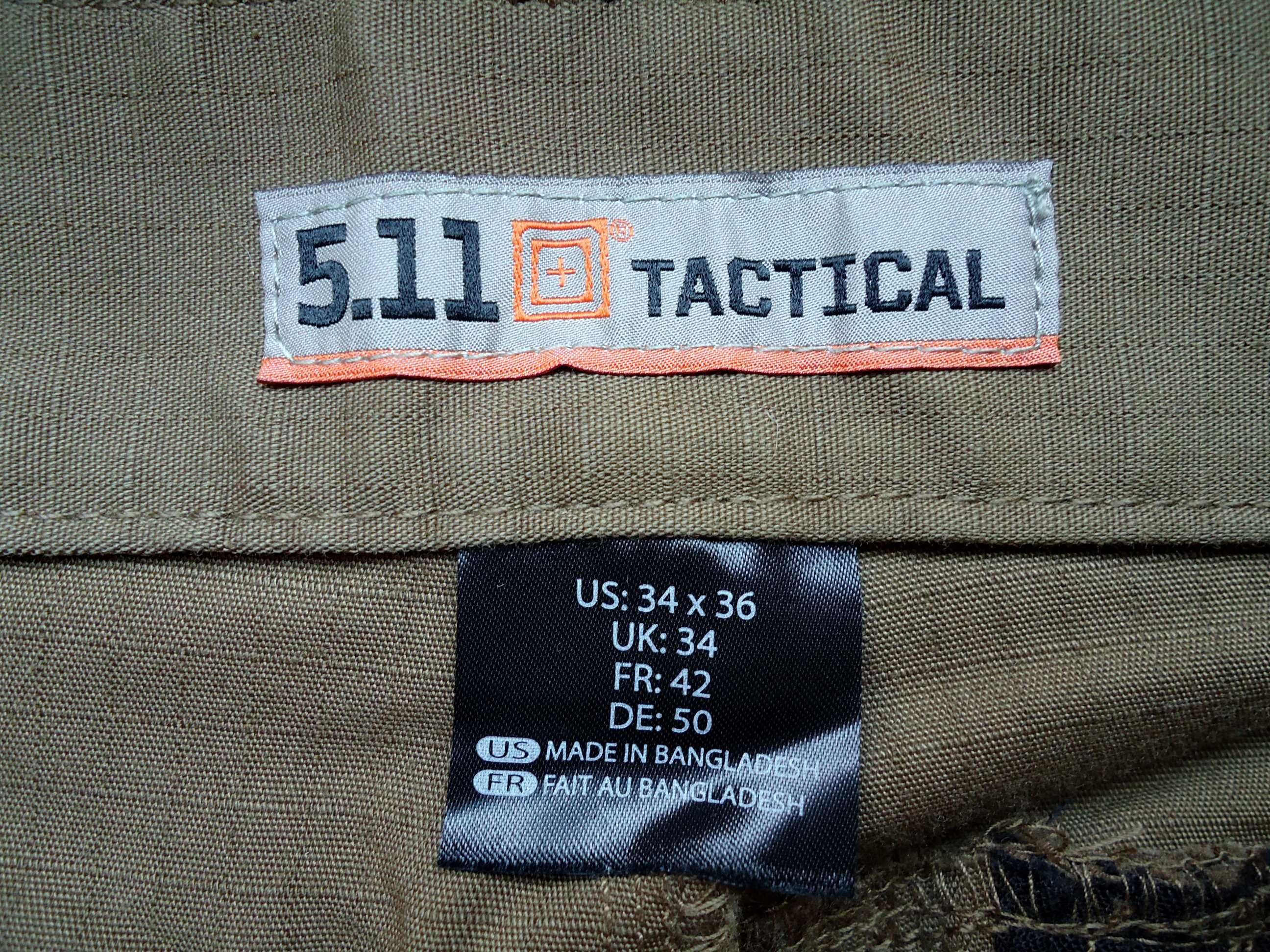 брюки 5.11 Tactical Stryke Flex-Tac Brown тактические (34.36)