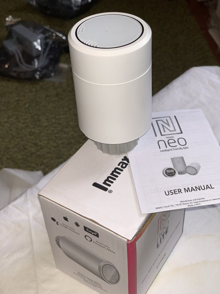 Продам термоголовки Immax NEO + BRIDGE PRO v3 2xAA/3V Wi-Fi Tuya