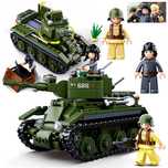 Klocki Wojsko Czołg T-34 RUDY 102