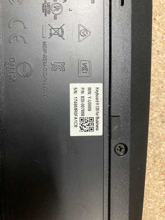 Клавіатура Logitech K120 for Business Ukr Black (920-002643) на USB