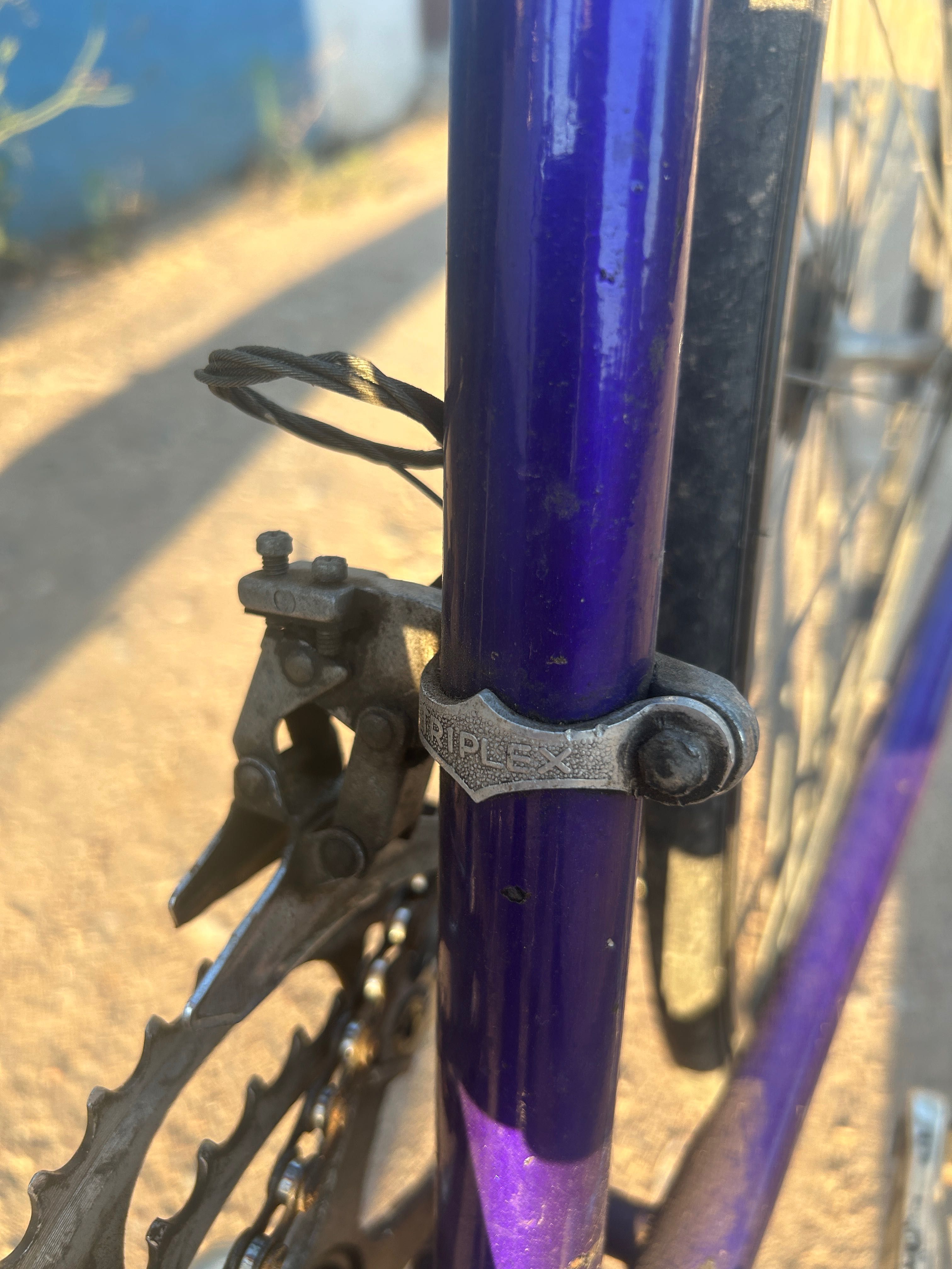 Bicicleta de corrida antiga