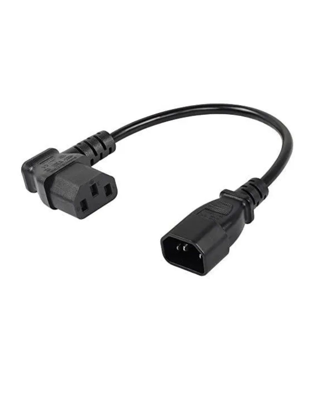 CERRXIAN IEC 320 C14 do 90 stopni C13 przedłużacz PDU C14, wtyczka C14