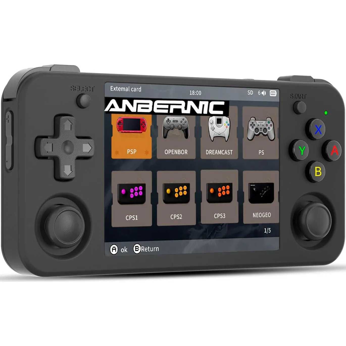 Ретро игрова приставка Anbernic RG35XX H 64GB + Batocera