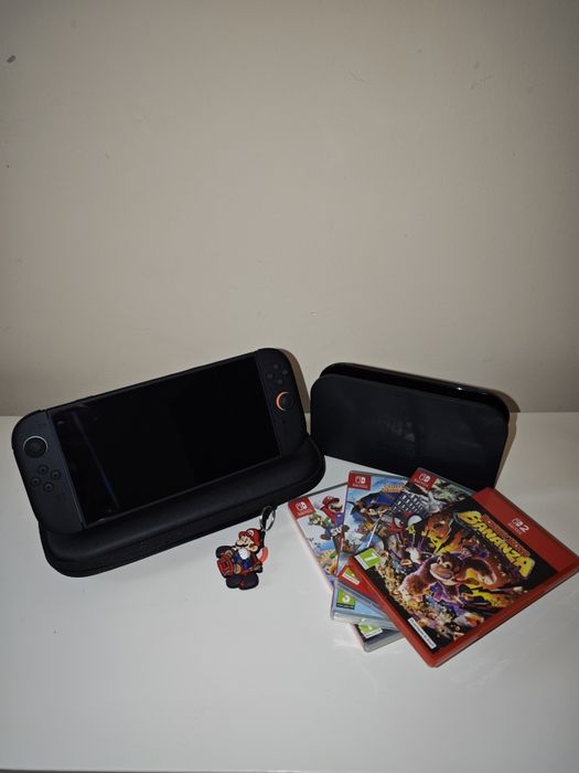 Nintendo Switch 2 + 4 Jogos + Bolsa Protetora