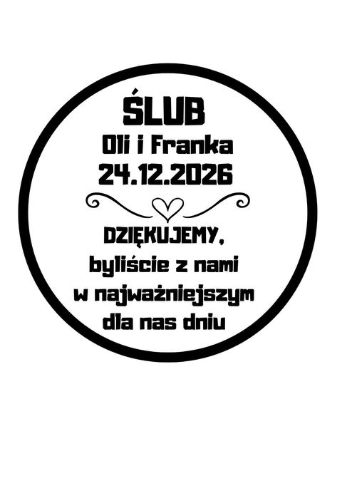 Personalizowanie podstawki na wesele, pamiątka dla gości