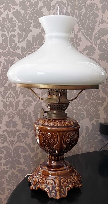 Ceramiczna lampa z okresu PRL