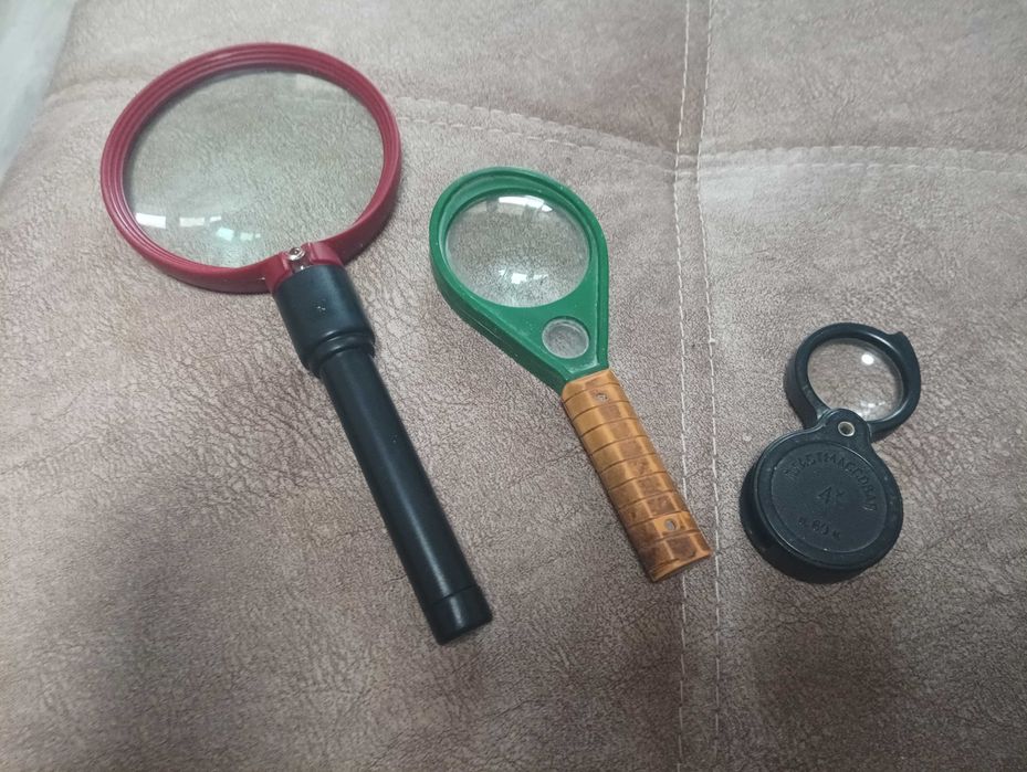 Лупа ручная  круглая