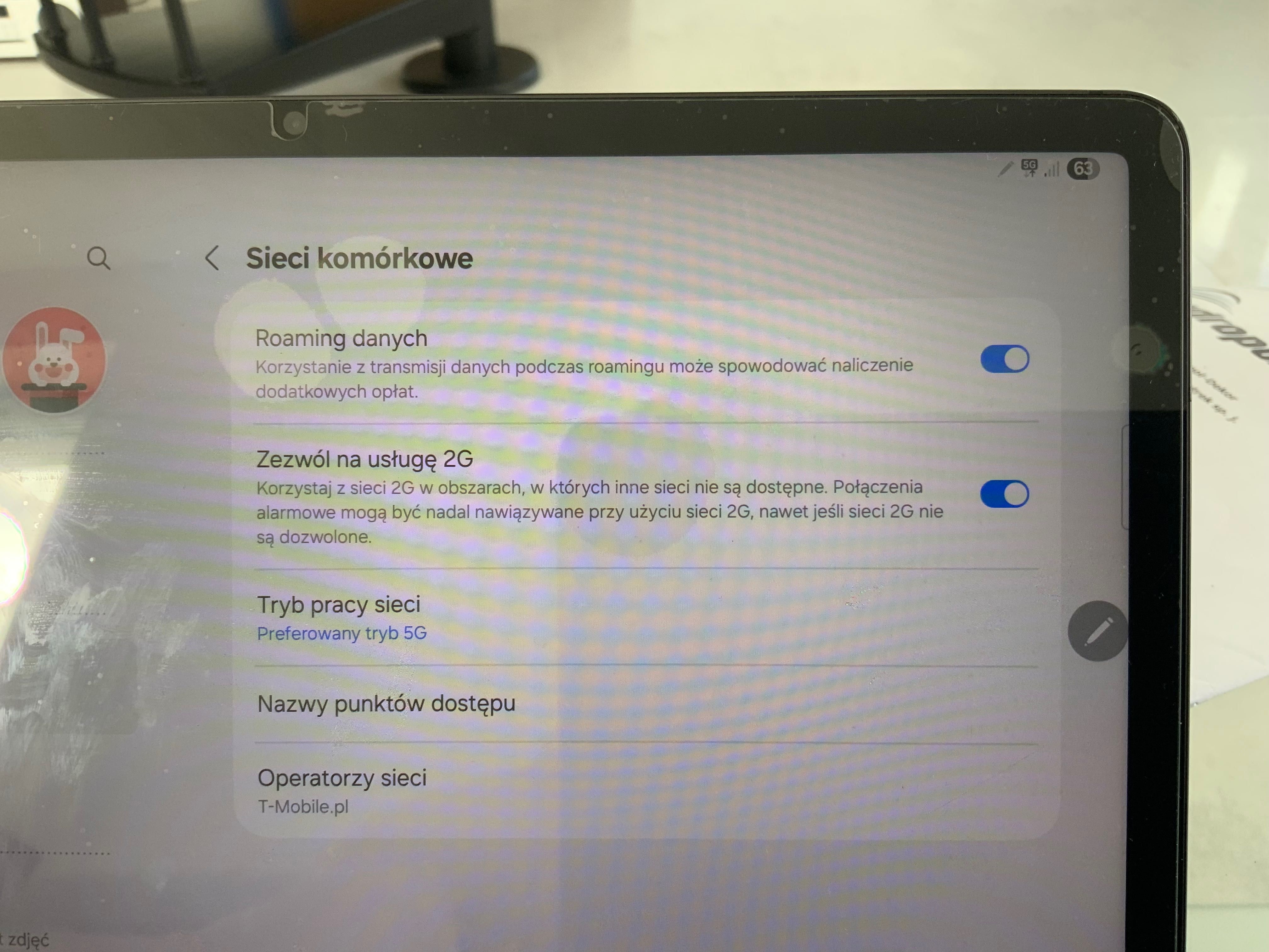 Samsung Galaxy Tab S8 5G 8/128GB-Uszkodzony Ekran