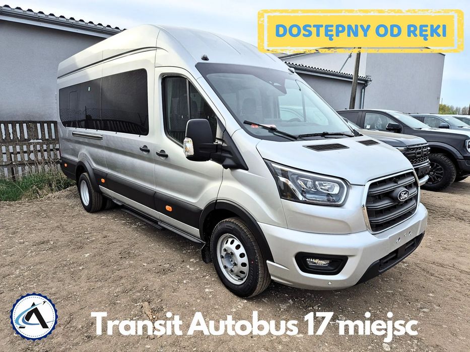 Ford Transit Autobus 17 miejsc  | wersja LIMITED | automat | hak holowniczy | 2025 | odbiór OD RĘKI