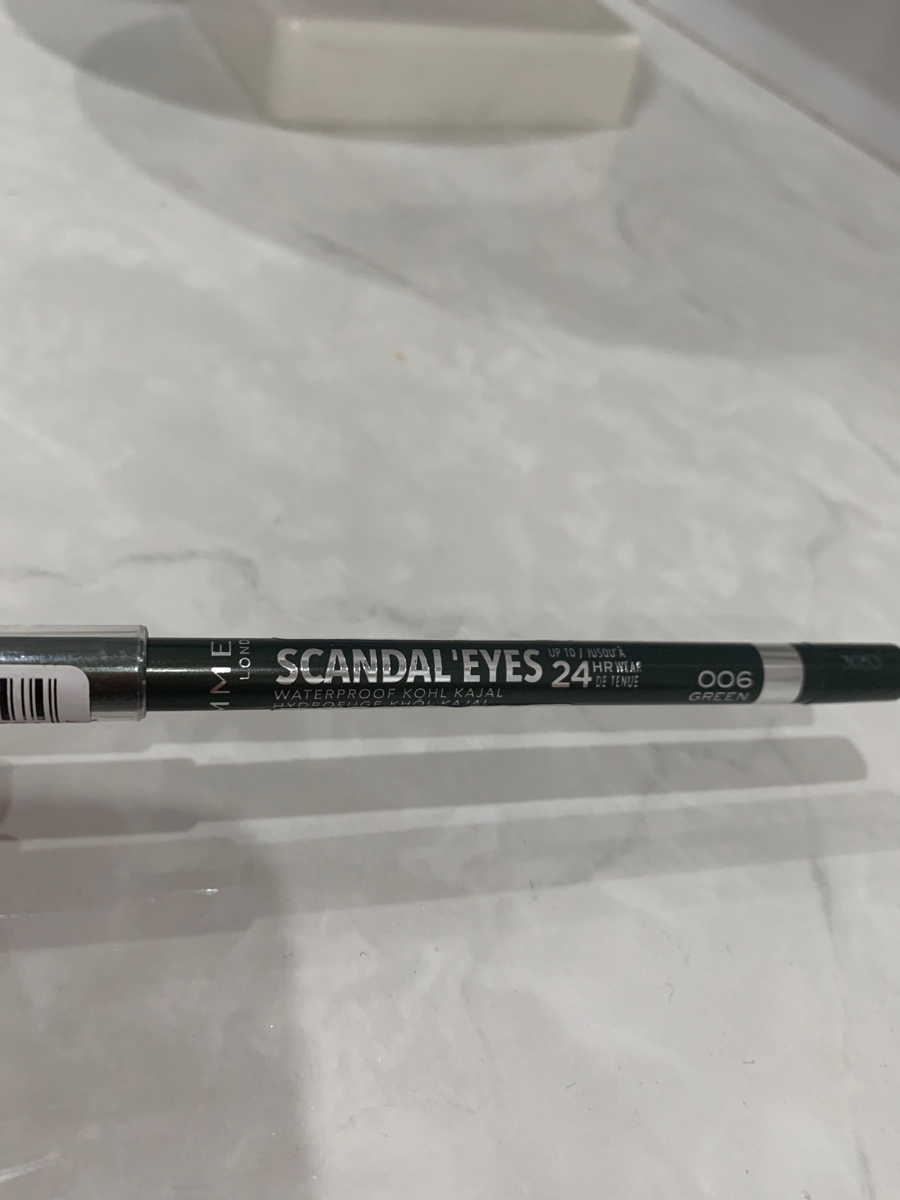 Олівець для очей водостійкий Rimmel Scandal Eyes 24 H  006 Green,