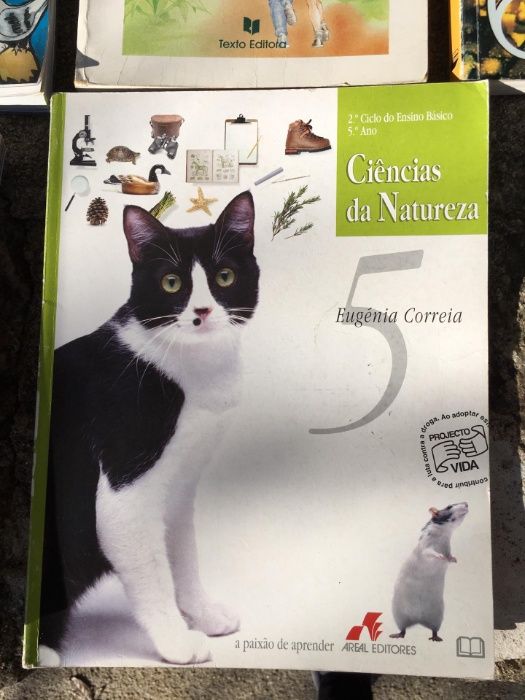 Livros Ciências da Natureza 5º ano e 6º ano (vários autores/editoras)