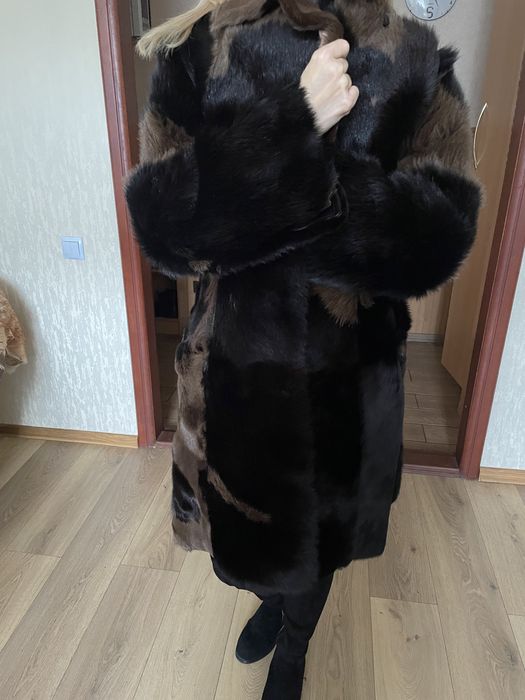 Шуба дубленка натуральная из нерпы