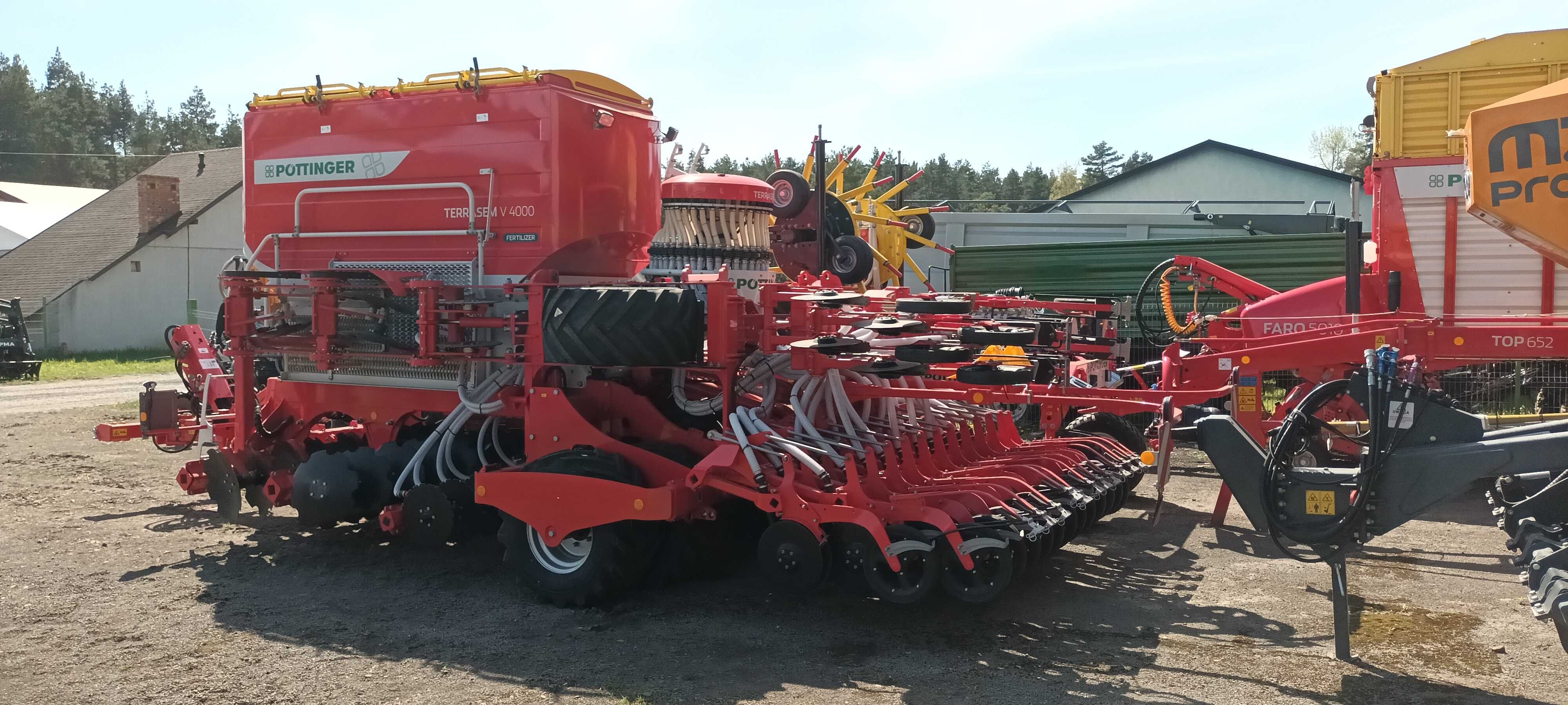 Pottinger siewnik Terrasem V z podsiewem nawozu 4000 DZ