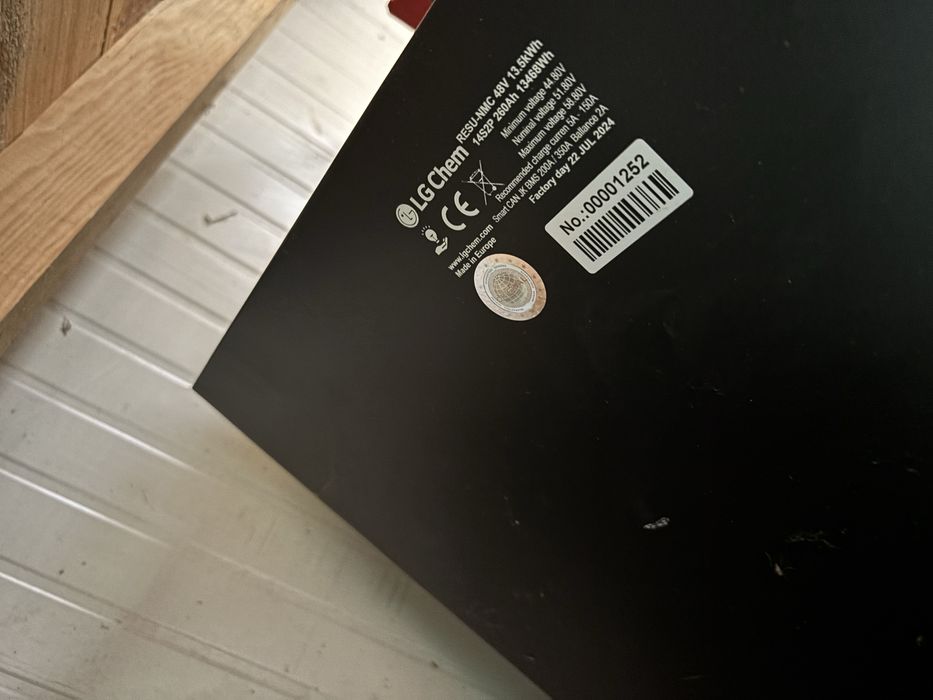 Акумулятор до інвертора LG CHEM 14s2p  260AH 13.5 kWh BMS CAN