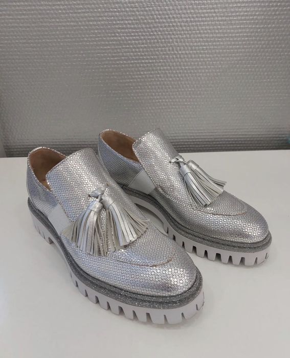 Лоферы с кисточками женские 37 размер Alberto Guardiani ОРИГИНАЛ!