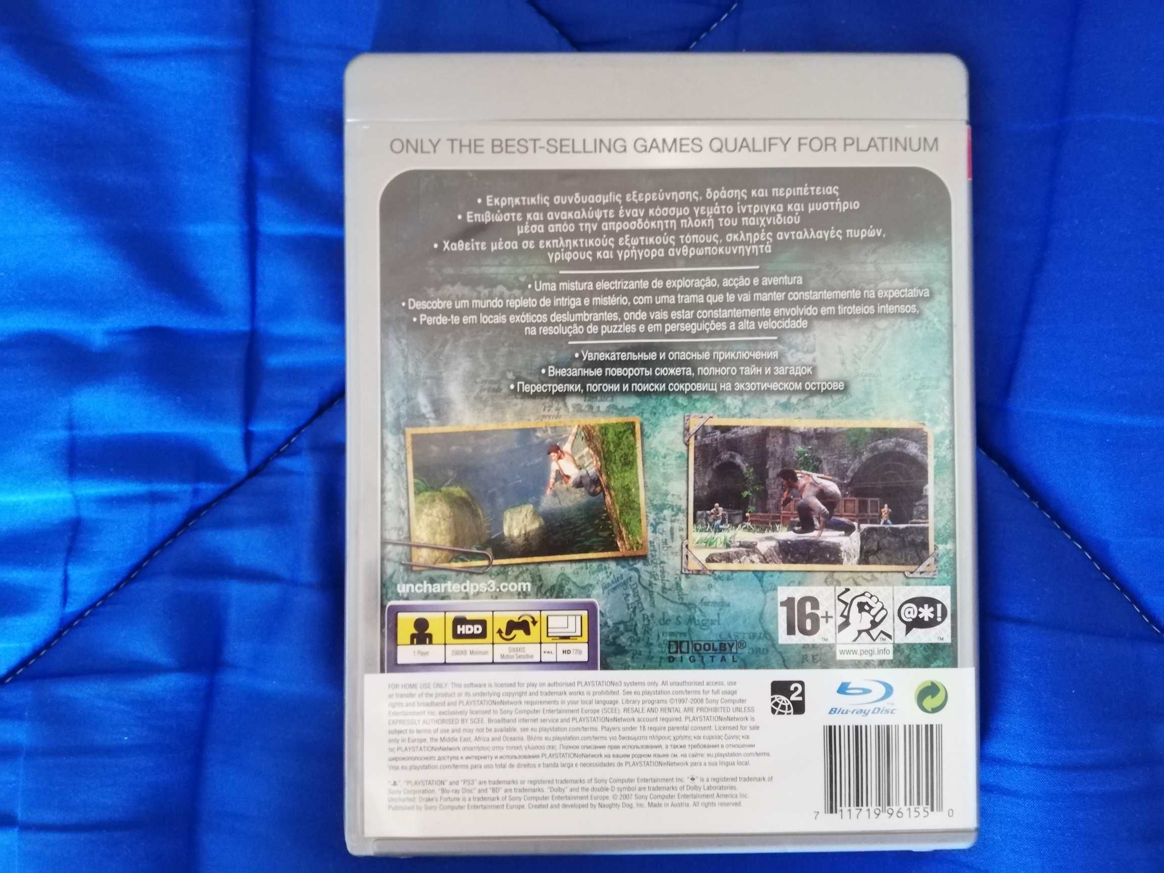 Uncharted: Drake's Fortune [PS3] - Completo
