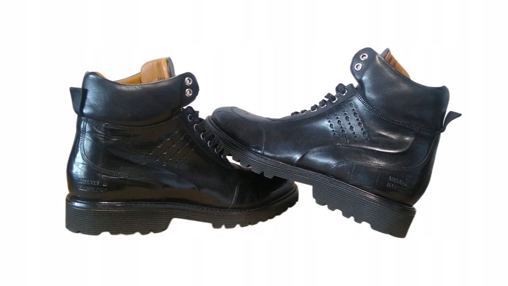 Melvin & Hamilton 42 Buty Męskie Trevor 28 Crock Czarne Skórzane T699