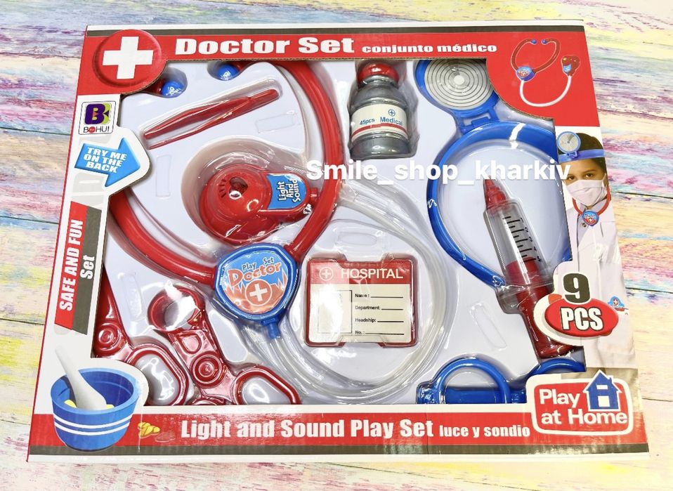 Детский набор доктора. Доктор. Набір лікаря дитячий.Маленький лікар.