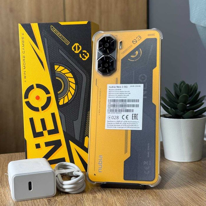 Ігровий Телефон ZTE Nubia NEO 3 5G 8/256GB Gold Купити  Смартфон