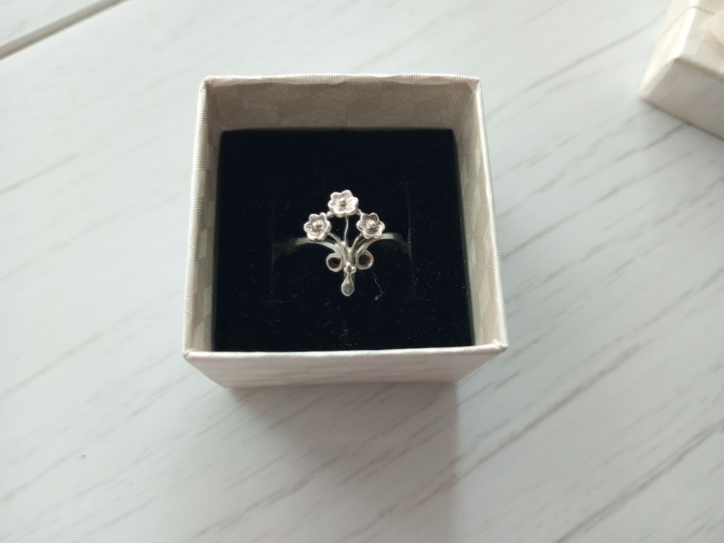 Кольцо серебро 925,875