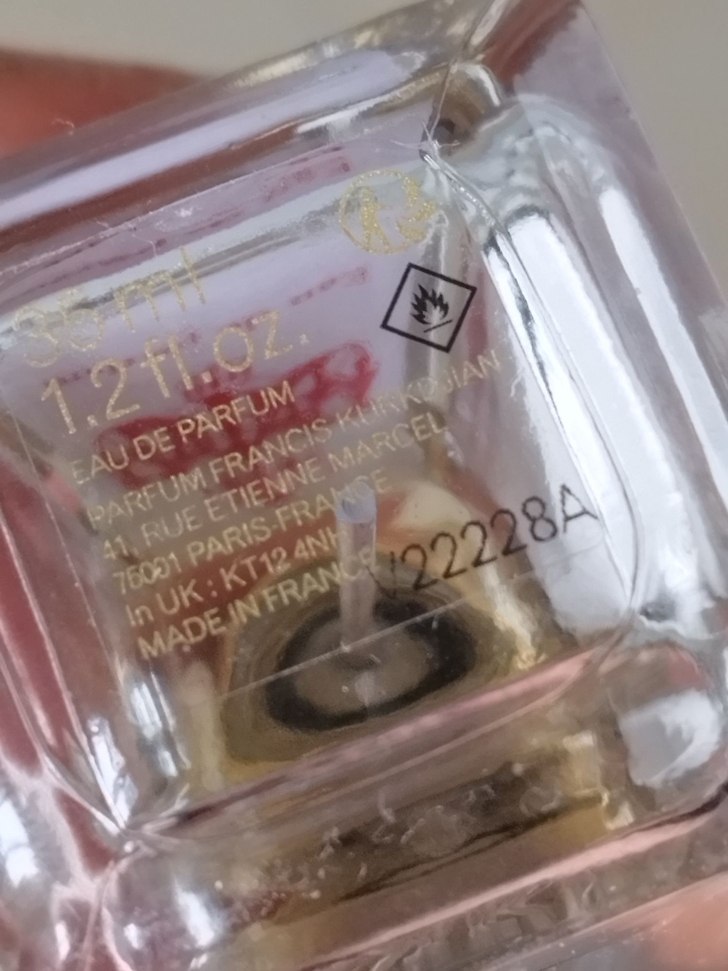 Baccarat rouge 540 Maison Francis Kurkdjian edp