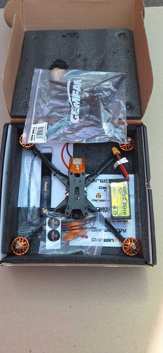 Гоночный FPV Дрон Darwin129 7-дюймовый с GPS+ Батарея