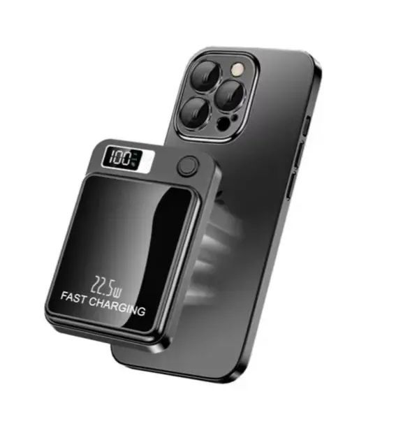 Магнітний павербанк 10000mAh з MagSafe та швидкою зарядкою